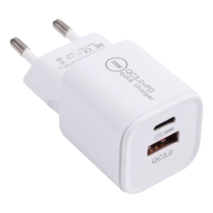 Cargador rápido 20WACB 20W QC3.0 + PD