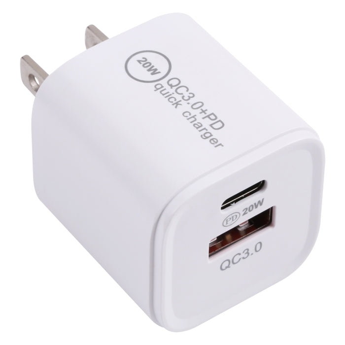 Cargador rápido 20WACB 20W QC3.0 + PD