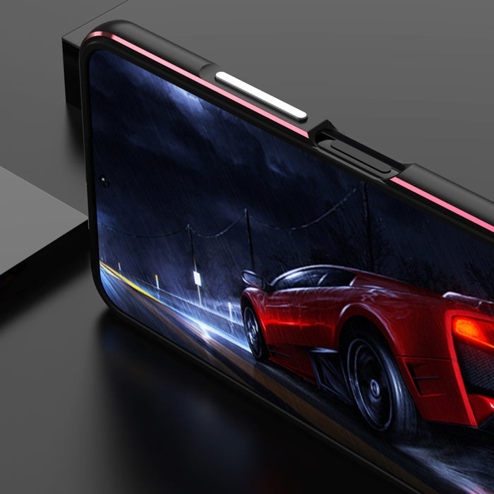 Protector de lente de la serie Aurora + Estuche para teléfono con marco de metal, For Xiaomi Redmi Note 11