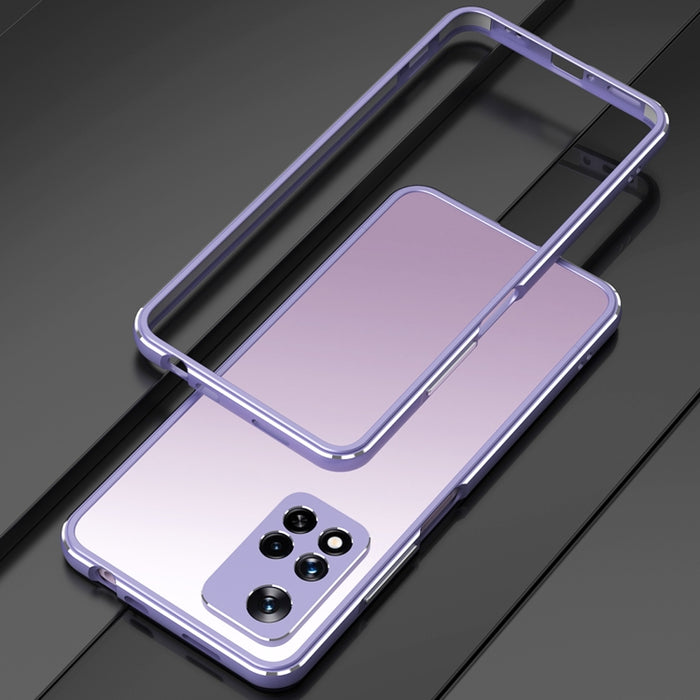 Protector de lente de la serie Aurora + Estuche para teléfono con marco de metal, For Xiaomi Redmi Note 11 Pro/11 Pro+