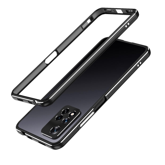 Protector de lente de la serie Aurora + Estuche para teléfono con marco de metal, For Xiaomi Redmi Note 11 Pro/11 Pro+