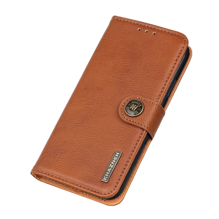 KHAZNEH Funda de cuero con tapa horizontal con textura de piel de vaca con soporte y ranuras para tarjetas y billetera, For Xiaomi Redmi Note 11 / Redmi Note 11 5G (China) / Poco M4 Pro 5G / Redmi Note 11T 5G(India)                                     ...
