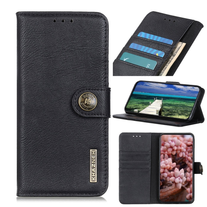 KHAZNEH Funda de cuero con tapa horizontal con textura de piel de vaca con soporte y ranuras para tarjetas y billetera, For Xiaomi Redmi Note 11 / Redmi Note 11 5G (China) / Poco M4 Pro 5G / Redmi Note 11T 5G(India)                                     ...