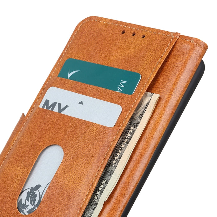 Mirren Crazy Horse Texture Funda de cuero con tapa horizontal para teléfono con soporte y ranuras para tarjetas y billetera, For Xiaomi Redmi Note 11 / Redmi Note 11 5G (China) / Poco M4 Pro 5G / Redmi Note 11T 5G(India)                                ...