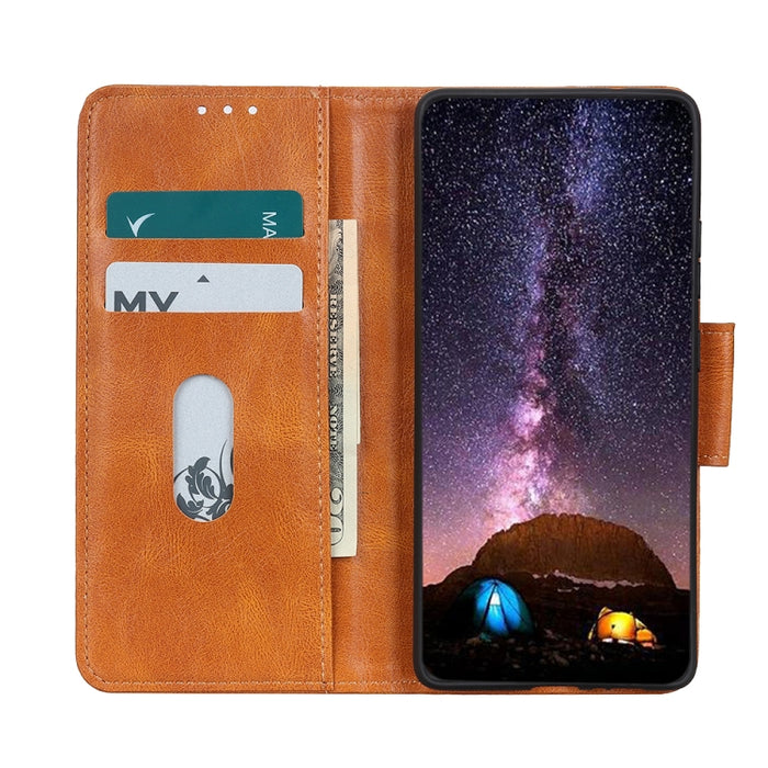 Mirren Crazy Horse Texture Funda de cuero con tapa horizontal para teléfono con soporte y ranuras para tarjetas y billetera, For Xiaomi Redmi Note 11 / Redmi Note 11 5G (China) / Poco M4 Pro 5G / Redmi Note 11T 5G(India)                                ...