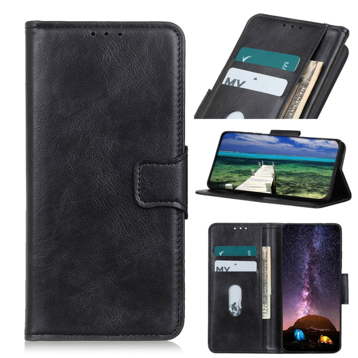 Mirren Crazy Horse Texture Funda de cuero con tapa horizontal para teléfono con soporte y ranuras para tarjetas y billetera, For Xiaomi Redmi Note 11 / Redmi Note 11 5G (China) / Poco M4 Pro 5G / Redmi Note 11T 5G(India)                                ...