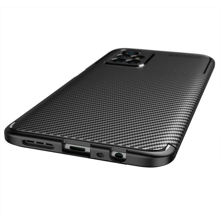 Funda de teléfono TPU a prueba de golpes con textura de fibra de carbono, For vivo S10e, For vivo T1, For Xiaomi Redmi Note 11 Pro, For Xiaomi Redmi Note 11 China