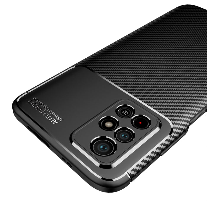 Funda de teléfono TPU a prueba de golpes con textura de fibra de carbono, For vivo S10e, For vivo T1, For Xiaomi Redmi Note 11 Pro, For Xiaomi Redmi Note 11 China