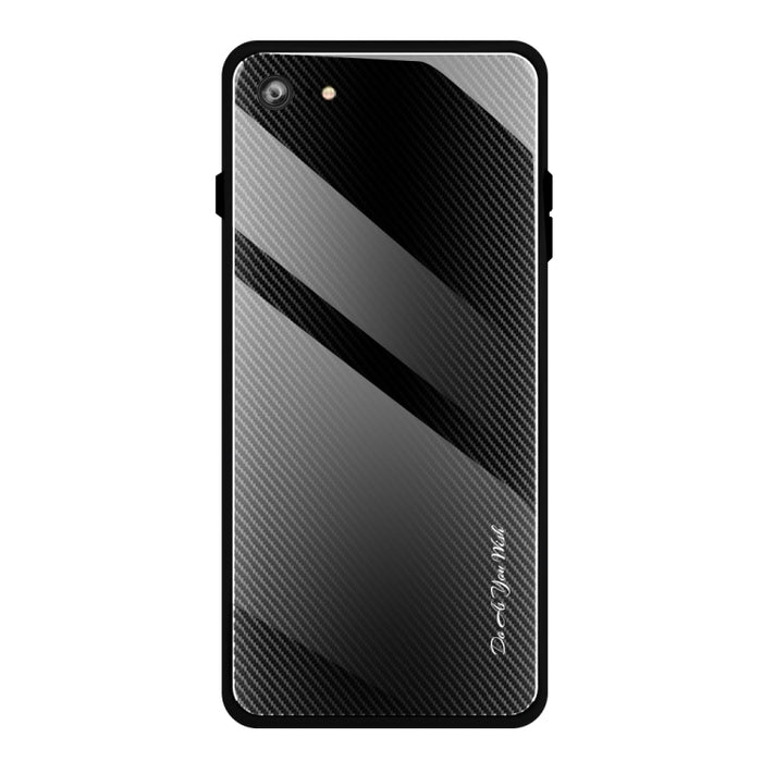 Estuche protector de vidrio degradado de textura