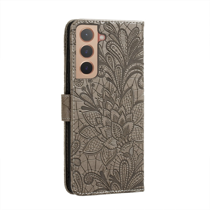 Estuche para teléfono de cuero con flores de encaje con soporte y ranuras para tarjetas y billetera y marco de fotos, For Samsung Galaxy S22 5G, For Samsung Galaxy S22 Ultra 5G, For Samsung Galaxy S22+ 5G, For Xiaomi Redmi Note 11                      ...