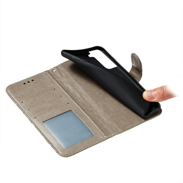 Estuche para teléfono de cuero con flores de encaje con soporte y ranuras para tarjetas y billetera y marco de fotos, For Samsung Galaxy S22 5G, For Samsung Galaxy S22 Ultra 5G, For Samsung Galaxy S22+ 5G, For Xiaomi Redmi Note 11                      ...