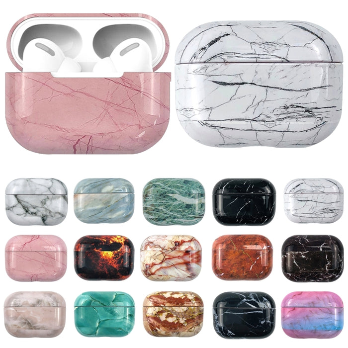 Para AirPods Pro 3 Marble Water Sticker Funda protectora para auriculares inalámbricos