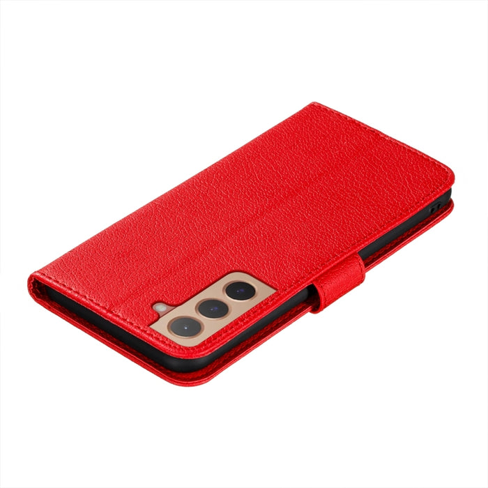 Caja del teléfono del cuero de la textura del litchi del modelo de la pluma con el soporte y las ranuras para tarjetas y la cartera, For Samsung Galaxy S22 5G, For Samsung Galaxy S22 Ultra 5G, For Samsung Galaxy S22+ 5G, For Xiaomi Redmi Note 11       ...