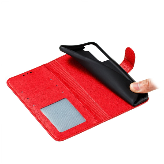 Caja del teléfono del cuero de la textura del litchi del modelo de la pluma con el soporte y las ranuras para tarjetas y la cartera, For Samsung Galaxy S22 5G, For Samsung Galaxy S22 Ultra 5G, For Samsung Galaxy S22+ 5G, For Xiaomi Redmi Note 11       ...