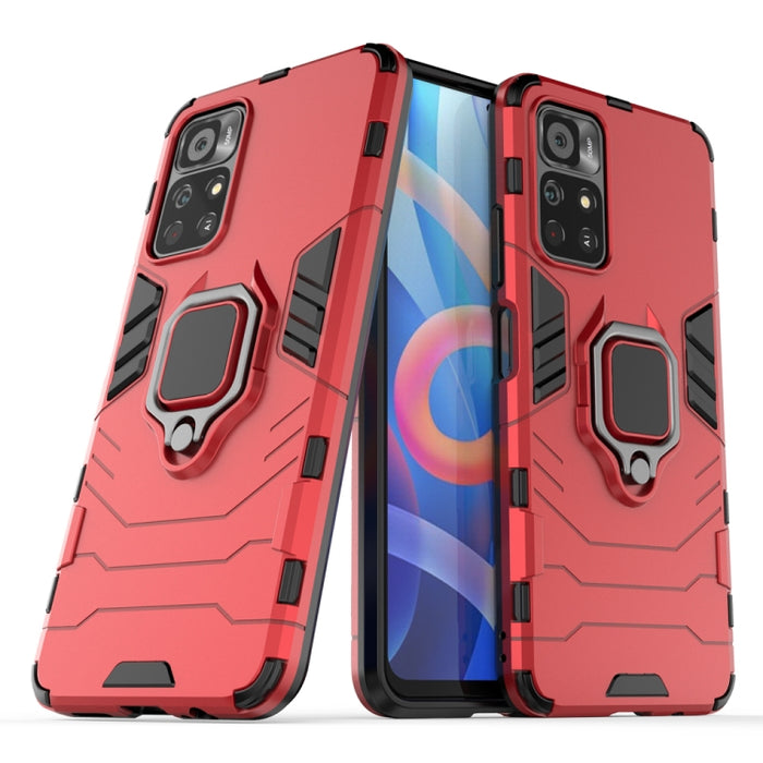 Funda protectora para teléfono PC + TPU a prueba de golpes con soporte de anillo magnético, For OnePlus 9RT 5G, For Xiaomi Redmi Note 11 China / Poco M4 Pro 5G, For Xiaomi Redmi Note 11 Pro / Note 11 Pro+