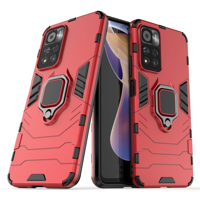Funda protectora para teléfono PC + TPU a prueba de golpes con soporte de anillo magnético, For OnePlus 9RT 5G, For Xiaomi Redmi Note 11 China / Poco M4 Pro 5G, For Xiaomi Redmi Note 11 Pro / Note 11 Pro+