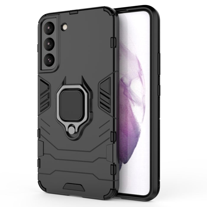 Funda protectora para teléfono PC + TPU a prueba de golpes con soporte de anillo magnético, For Xiaomi Redmi Note 11 Pro /Note 11 Pro+, For Samsung Galaxy S22 5G, For Samsung Galaxy S22+ 5G, For Samaung Galaxy S22 Ultra 5G