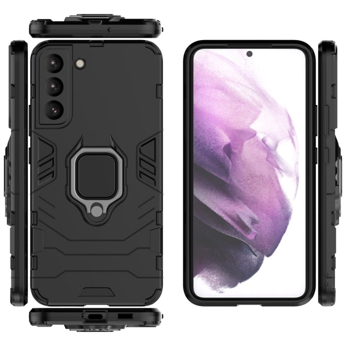 Funda protectora para teléfono PC + TPU a prueba de golpes con soporte de anillo magnético, For Xiaomi Redmi Note 11 Pro /Note 11 Pro+, For Samsung Galaxy S22 5G, For Samsung Galaxy S22+ 5G, For Samaung Galaxy S22 Ultra 5G