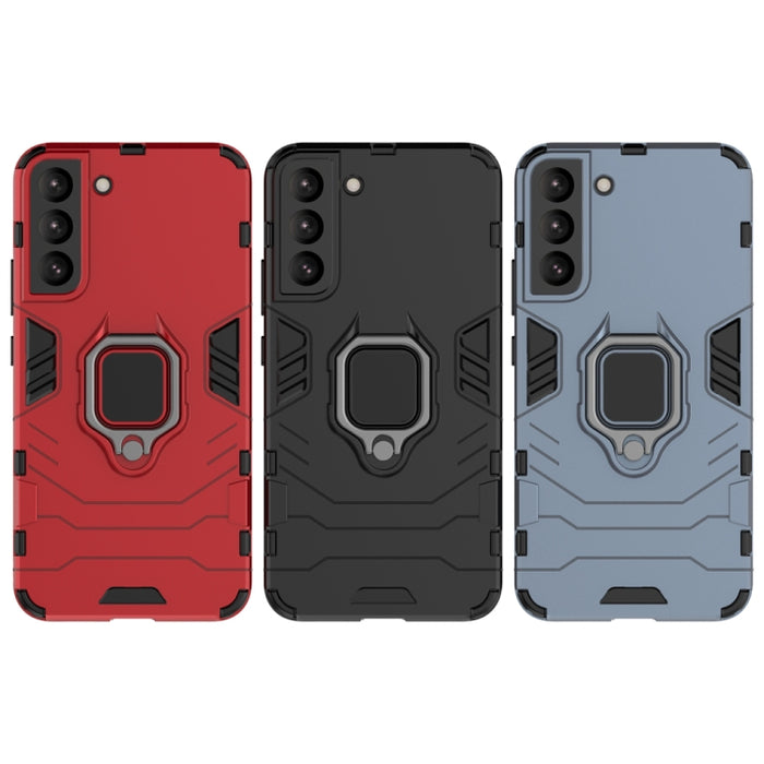Funda protectora para teléfono PC + TPU a prueba de golpes con soporte de anillo magnético, For Xiaomi Redmi Note 11 Pro /Note 11 Pro+, For Samsung Galaxy S22 5G, For Samsung Galaxy S22+ 5G, For Samaung Galaxy S22 Ultra 5G