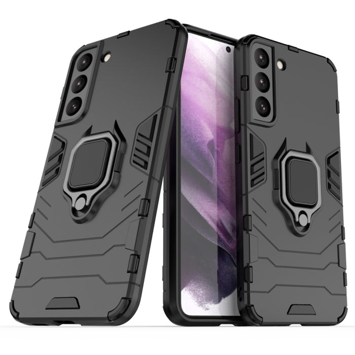Funda protectora para teléfono PC + TPU a prueba de golpes con soporte de anillo magnético, For Xiaomi Redmi Note 11 Pro /Note 11 Pro+, For Samsung Galaxy S22 5G, For Samsung Galaxy S22+ 5G, For Samaung Galaxy S22 Ultra 5G