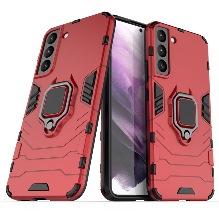 Funda protectora para teléfono PC + TPU a prueba de golpes con soporte de anillo magnético, For Xiaomi Redmi Note 11 Pro /Note 11 Pro+, For Samsung Galaxy S22 5G, For Samsung Galaxy S22+ 5G, For Samaung Galaxy S22 Ultra 5G