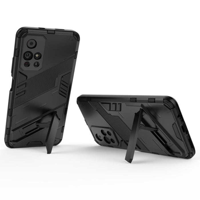 Punk Armor 2 en 1 PC + TPU Estuche para teléfono a prueba de golpes con soporte invisible, For Xiaomi Redmi Note 11 China, For Xiaomi Redmi Note 11 Pro / Note 11 Pro+