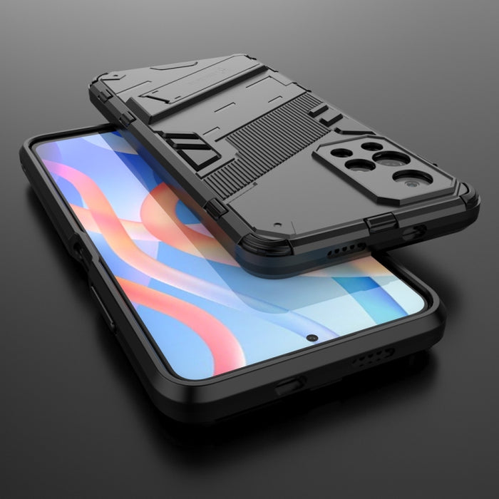 Punk Armor 2 en 1 PC + TPU Estuche para teléfono a prueba de golpes con soporte invisible, For Xiaomi Redmi Note 11 China, For Xiaomi Redmi Note 11 Pro / Note 11 Pro+
