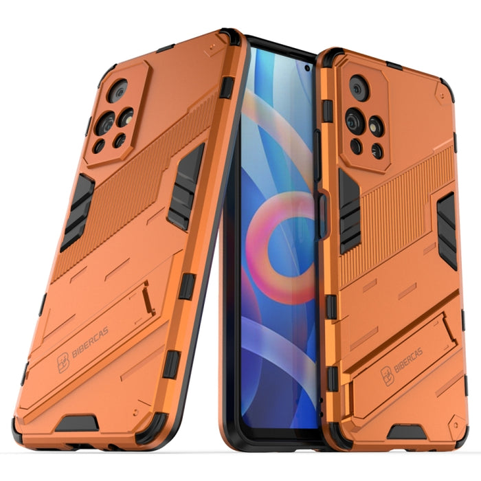 Punk Armor 2 en 1 PC + TPU Estuche para teléfono a prueba de golpes con soporte invisible, For Xiaomi Redmi Note 11 China, For Xiaomi Redmi Note 11 Pro / Note 11 Pro+