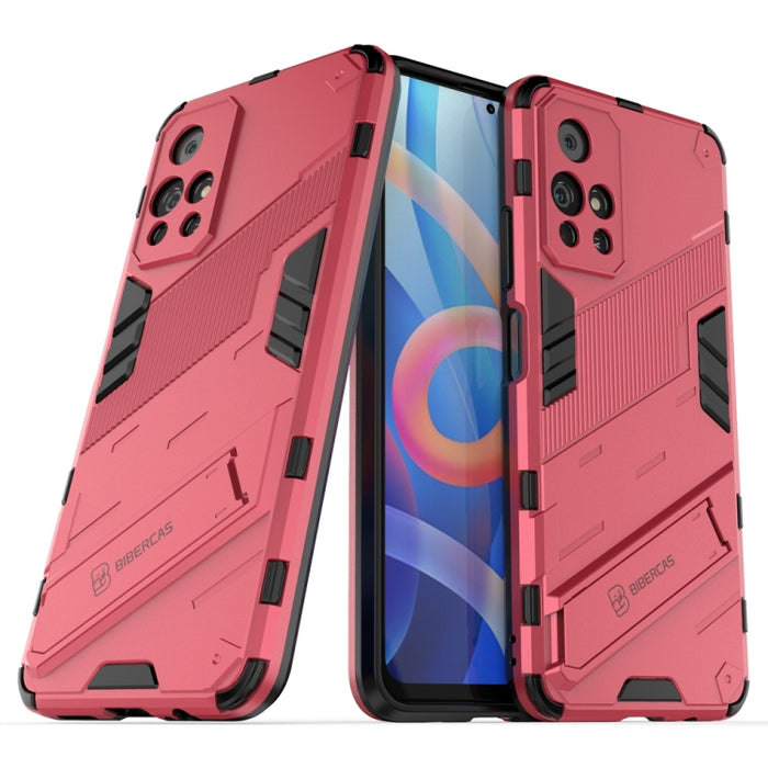 Punk Armor 2 en 1 PC + TPU Estuche para teléfono a prueba de golpes con soporte invisible, For Xiaomi Redmi Note 11 China, For Xiaomi Redmi Note 11 Pro / Note 11 Pro+