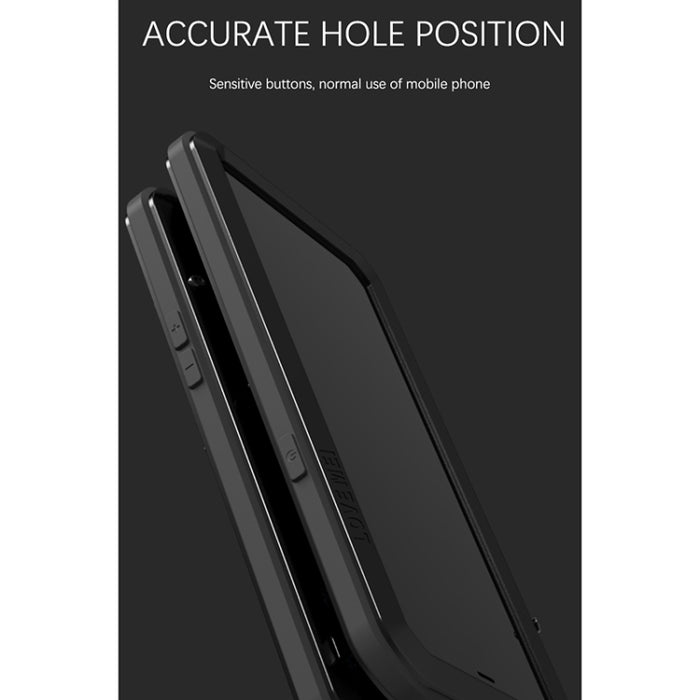 LOVE MEI Metal a prueba de golpes impermeable a prueba de polvo funda protectora para teléfono