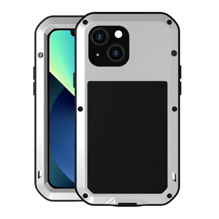 LOVE MEI Metal a prueba de golpes impermeable a prueba de polvo funda protectora para teléfono