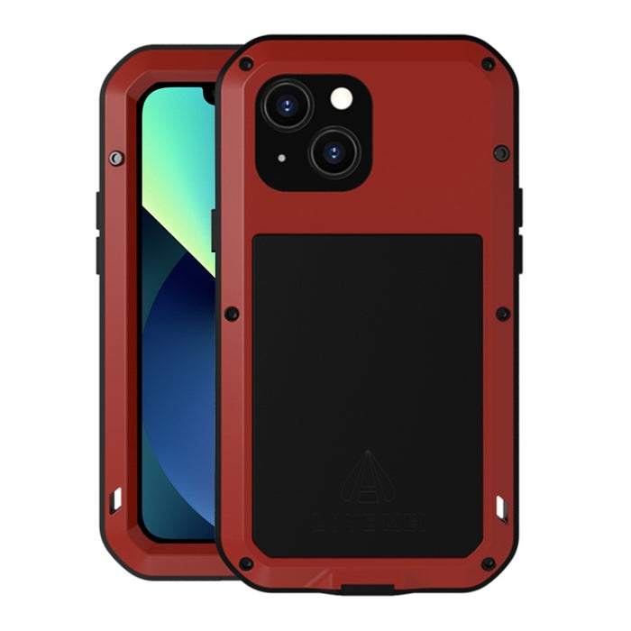 LOVE MEI Metal a prueba de golpes impermeable a prueba de polvo funda protectora para teléfono