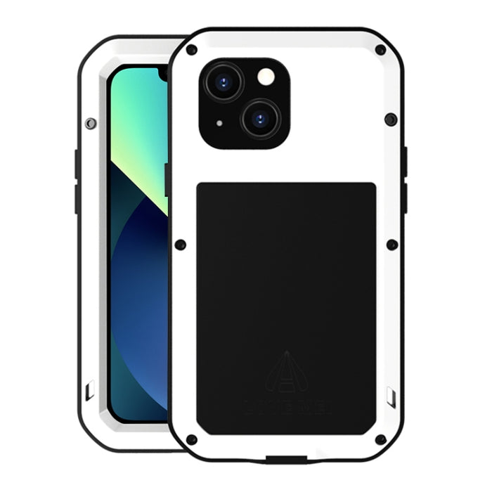 LOVE MEI Metal a prueba de golpes impermeable a prueba de polvo funda protectora para teléfono
