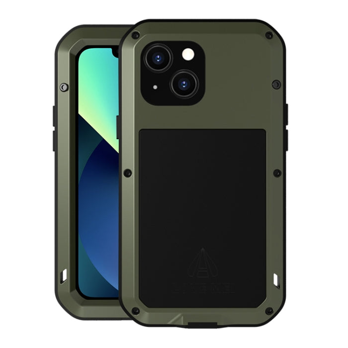 LOVE MEI Metal a prueba de golpes impermeable a prueba de polvo funda protectora para teléfono