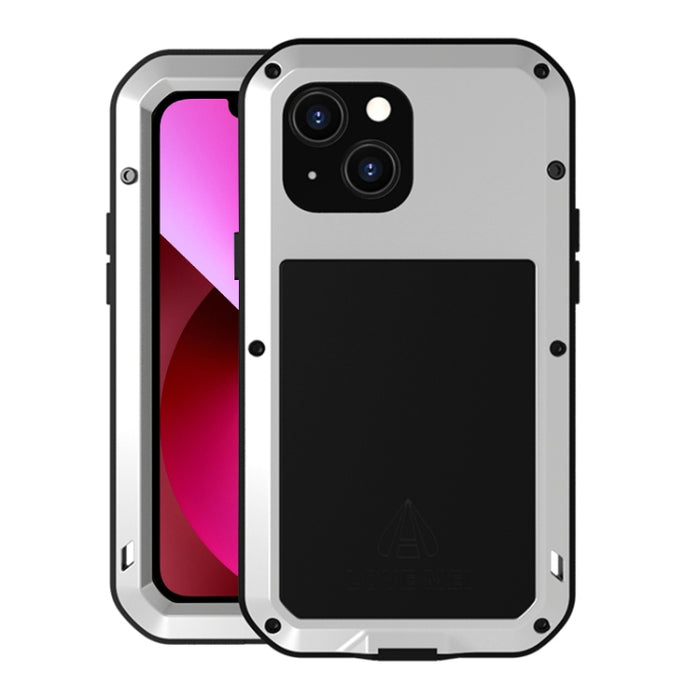 LOVE MEI Metal a prueba de golpes impermeable a prueba de polvo funda protectora para teléfono