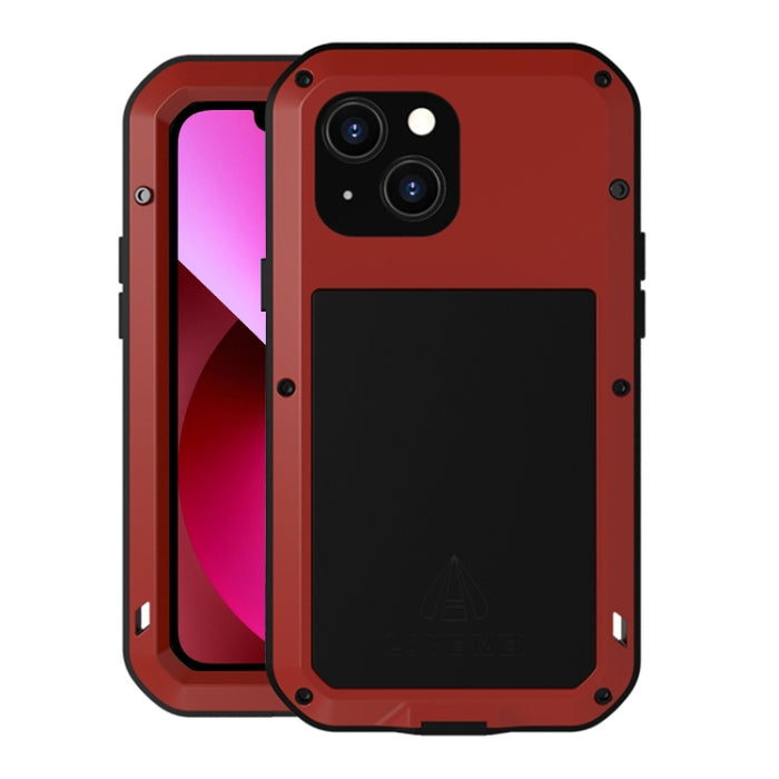 LOVE MEI Metal a prueba de golpes impermeable a prueba de polvo funda protectora para teléfono