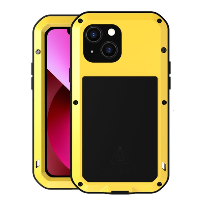 LOVE MEI Metal a prueba de golpes impermeable a prueba de polvo funda protectora para teléfono