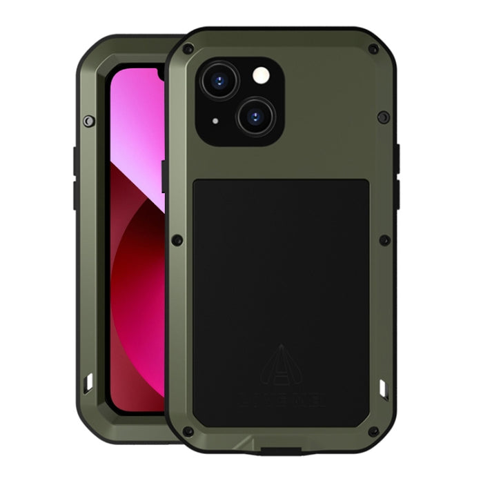 LOVE MEI Metal a prueba de golpes impermeable a prueba de polvo funda protectora para teléfono