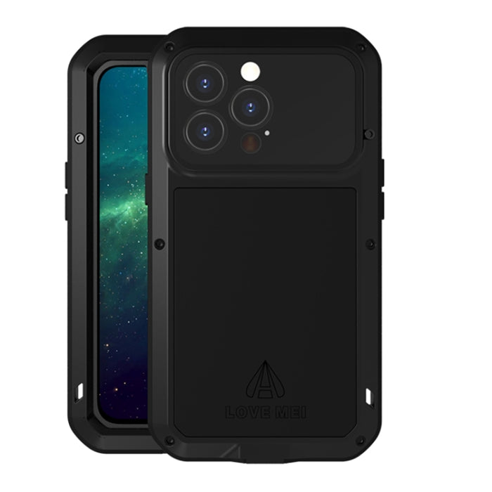 LOVE MEI Metal a prueba de golpes impermeable a prueba de polvo funda protectora para teléfono