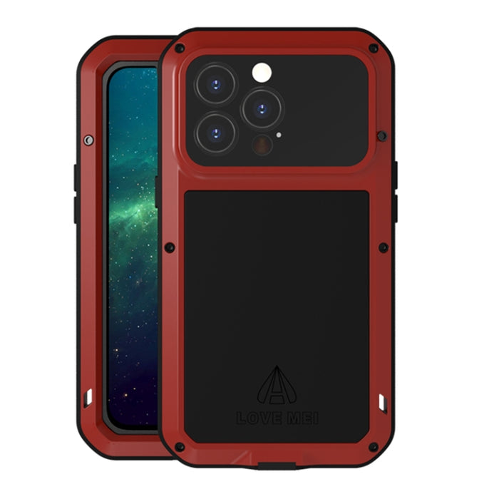 LOVE MEI Metal a prueba de golpes impermeable a prueba de polvo funda protectora para teléfono