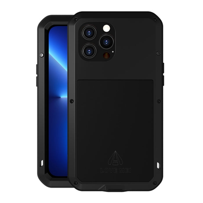 LOVE MEI Metal a prueba de golpes impermeable a prueba de polvo funda protectora para teléfono