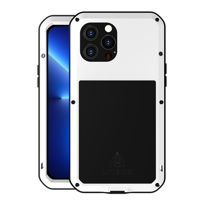 LOVE MEI Metal a prueba de golpes impermeable a prueba de polvo funda protectora para teléfono