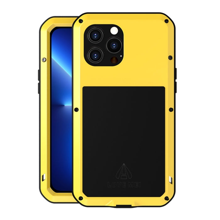 LOVE MEI Metal a prueba de golpes impermeable a prueba de polvo funda protectora para teléfono