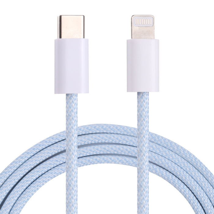 PD USB-C / Type-C a cable de datos de 8 pines, longitud del cable: 1 m