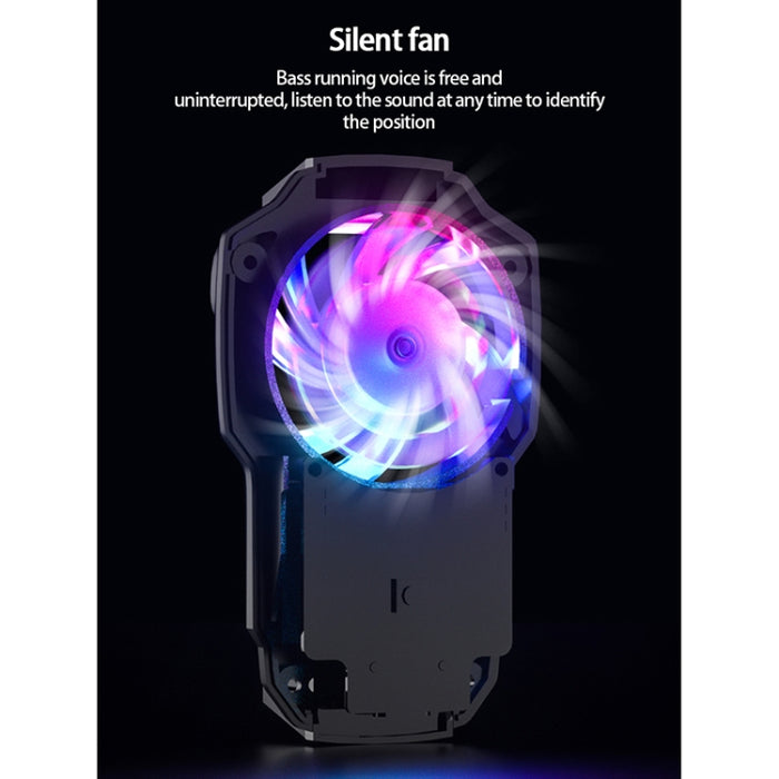 MeMo FL05 Fan Radiador para teléfono móvil con luces de colores