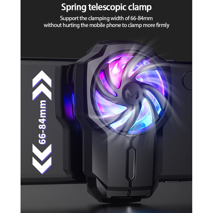 MeMo FL05 Fan Radiador para teléfono móvil con luces de colores