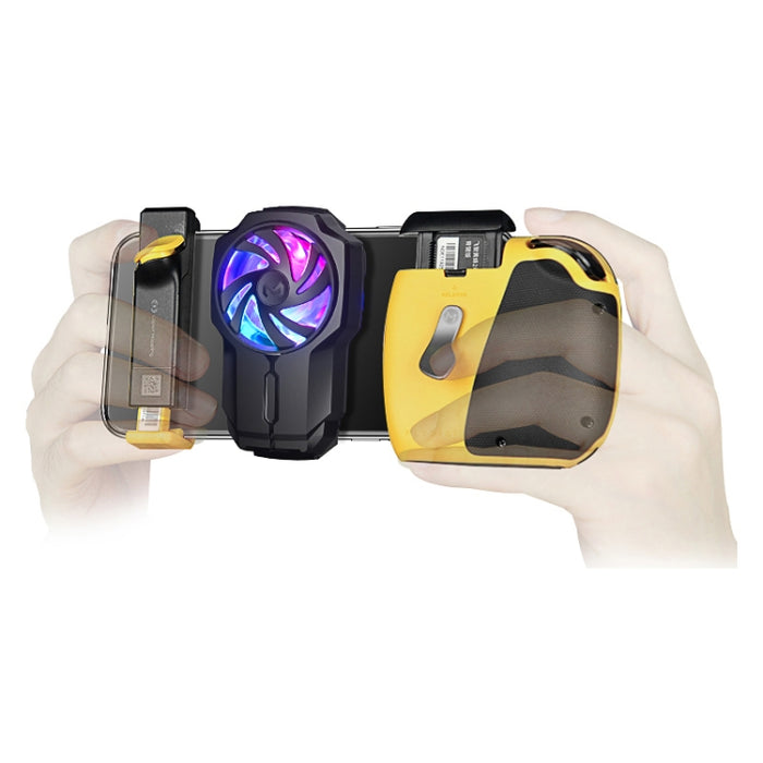 MeMo FL05 Fan Radiador para teléfono móvil con luces de colores