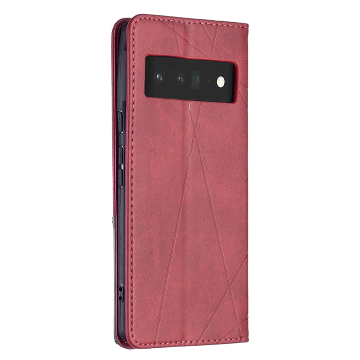 Estuche de cuero para teléfono con tapa horizontal magnética invisible prismática con soporte y ranuras para tarjetas y marco de fotos, For Google Pixel 6 Pro, For Google Pixel 6, For Xiaomi Redmi Note 11 5G, For Samsung Galaxy A13 5G                  ...