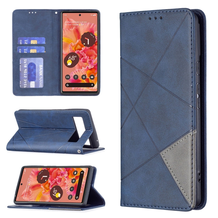 Estuche de cuero para teléfono con tapa horizontal magnética invisible prismática con soporte y ranuras para tarjetas y marco de fotos, For Google Pixel 6 Pro, For Google Pixel 6, For Xiaomi Redmi Note 11 5G, For Samsung Galaxy A13 5G                  ...