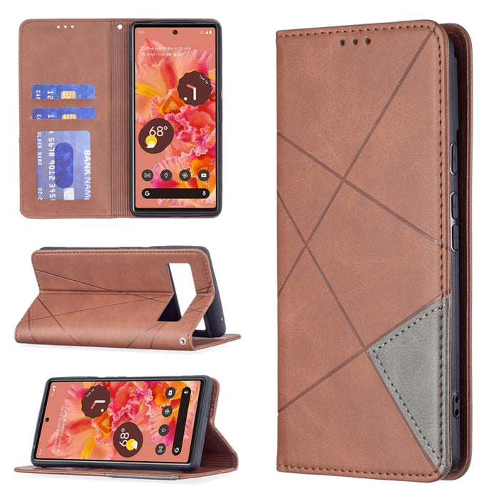 Estuche de cuero para teléfono con tapa horizontal magnética invisible prismática con soporte y ranuras para tarjetas y marco de fotos, For Google Pixel 6 Pro, For Google Pixel 6, For Xiaomi Redmi Note 11 5G, For Samsung Galaxy A13 5G                  ...